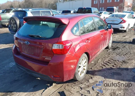 2013 Subaru Impreza 2.0I Premium z USA, uszkodzony, nr VIN JF1GPAC65D2216491